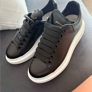 Alexander McQueen Black and White Sneakers